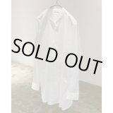 画像: 【HEUGN（ユーゲン）】“Rob” BAND COLLAR SHIRT - WHITE POPLIN