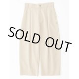 画像: 【STUDIO NICHOLSON（スタジオニコルソン）】SORTE-VOLUME PLEAT PANTS/TAN