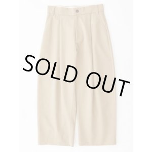 画像: 【STUDIO NICHOLSON（スタジオニコルソン）】SORTE-VOLUME PLEAT PANTS/TAN