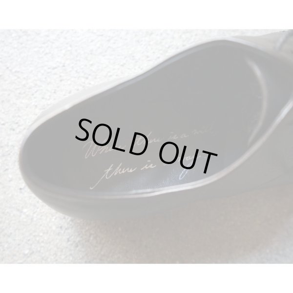 画像4: 【SUGINARI MORIMOTO（スギナリモリモト）】Lace Up Derby Shoes/Black