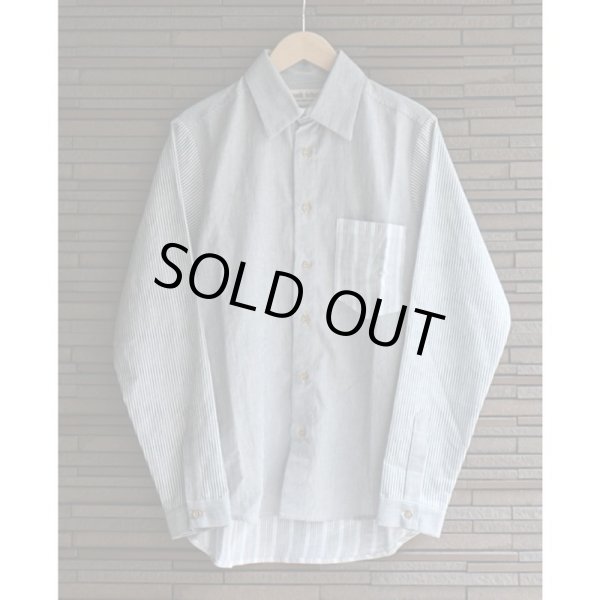 画像1: 【FRANK LEDER（フランクリーダー）】VINTAGE FABRIC EDITION PLAIN SHIRT