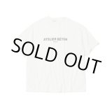 画像: 【ATELIER BÉTON（アトリエベトン）】PRINTED BIG T-SHIRT/WHITE