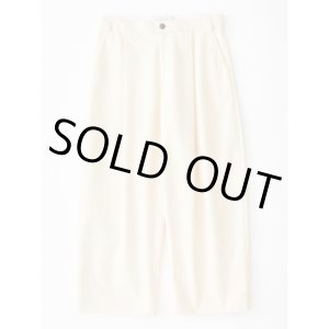 画像: 【STUDIO NICHOLSON（スタジオニコルソン）】SORTE-VOLUME PLEAT PANTS/CREAM