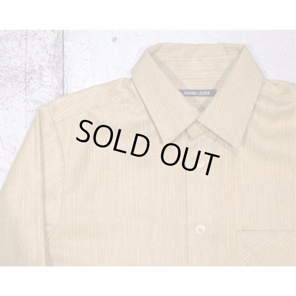 画像2: 【FRANK LEDER（フランクリーダー）】BEIGE WOOL SILK PLAIN SHIRT