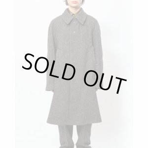 Omar Afridi（オマールアフリディ）】BALMACAAN COAT/BROWN DOBBY - VELVET