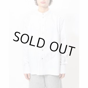 画像: 【Omar Afridi（オマールアフリディ）】GATHERED SHIRT/WHITE