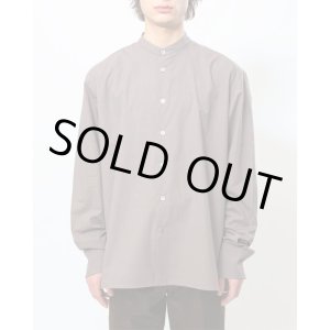 画像: 【Omar Afridi（オマールアフリディ）】GATHERED SHIRT/BROWN GREY