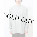 画像: 【Omar Afridi（オマールアフリディ）】GATHERED SHIRT/MINT GREY