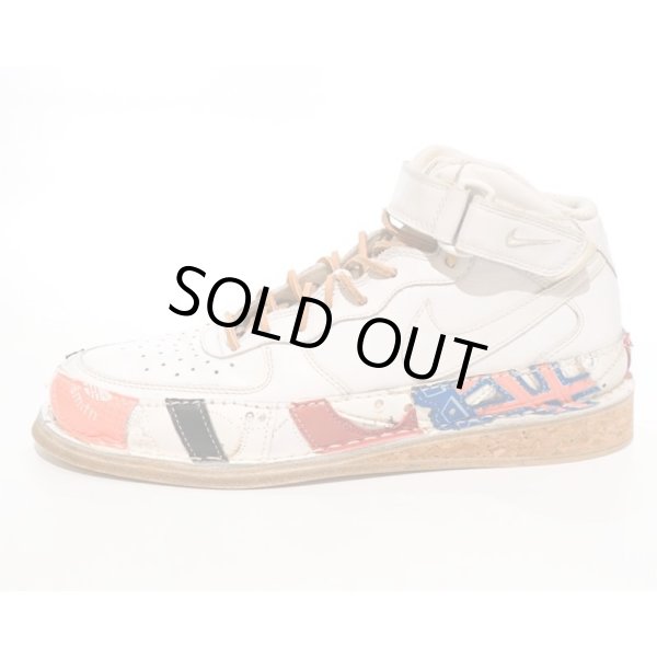 画像2: 【PETERSON STOOP（ピーターソンストゥープ）】V1 PC/Nike air force mid white tan leather cork sole straight