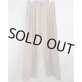 画像: 【JAN-JAN VAN ESSCHE(ヤンヤンヴァンエシュ)】PLEATED TROUSERS(TROUSERS＃71)/ OAT MELE COTTON WOOL CLOTH