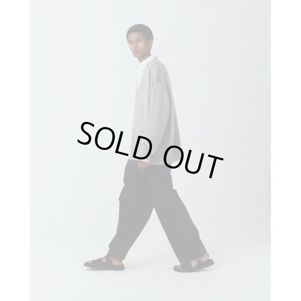 画像7: 【STUDIO NICHOLSON(スタジオニコルソン)】SOLA-V NECK KNIT/ BISCUIT