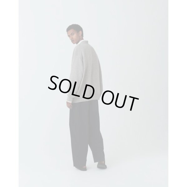 画像6: 【STUDIO NICHOLSON(スタジオニコルソン)】SOLA-V NECK KNIT/ BISCUIT