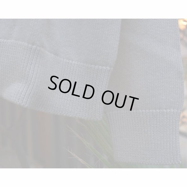 画像3: 【STUDIO NICHOLSON(スタジオニコルソン)】SOLA-V NECK KNIT/ BISCUIT