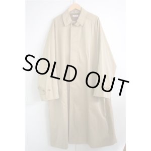 画像: 【INTÉRIM(インテリム)】HYPER BIG GIZA GABARDINE SINGLE RAGLAN COAT/BEIGE(IT22A031)