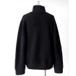 画像2: 【INTÉRIM(インテリム)】HAND FRAMED DRIVERS ZIP KNIT(IT22A103)/BLACK