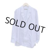 画像: 【ensou.(エンソウ)】Messy Shirt/ Navy Stripe