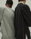 画像7: 【IRENISA(イレニサ)】HAND KNIT SWEATER/ ORANGE NAVY