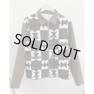 画像: 【KHOKI(コッキ)】Hand patchwork quilted jacket/ Brown