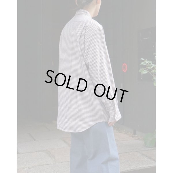 画像7: 【I am dork(アイアムドーク)】BD long sleeve shirt / Brown Check
