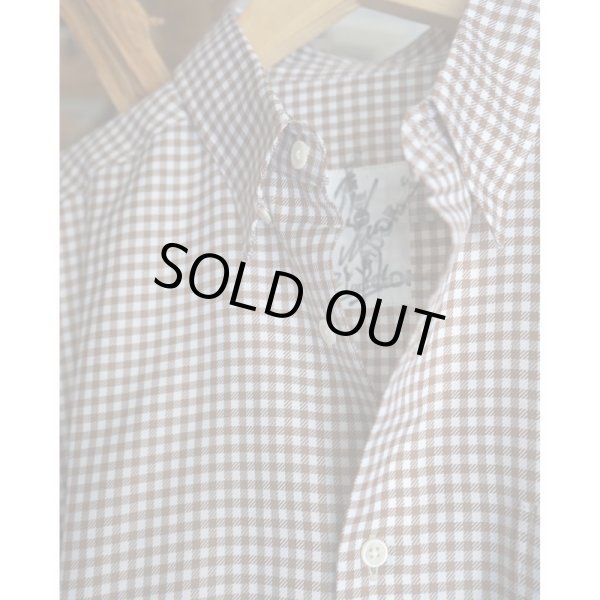 画像4: 【I am dork(アイアムドーク)】BD long sleeve shirt / Brown Check