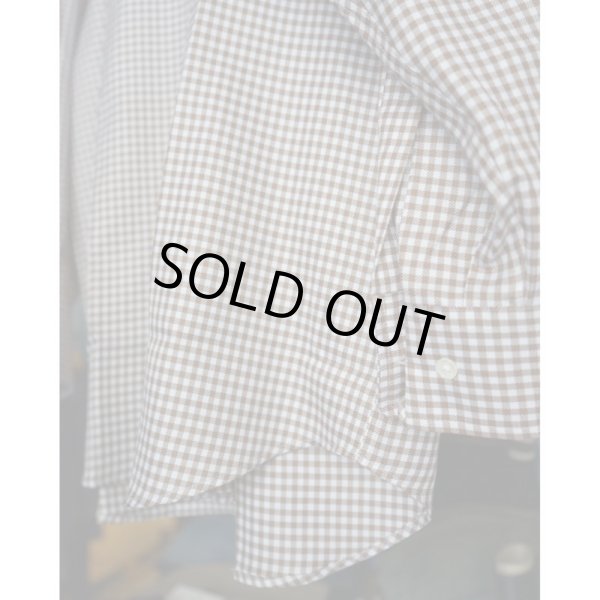 画像5: 【I am dork(アイアムドーク)】BD long sleeve shirt / Brown Check