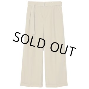 画像: 【IRENISA(イレニサ)】BELTED BUGGY TROUSERS/ CAMEL