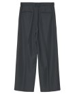 画像2: 【IRENISA(イレニサ)】TWO TUCKS WIDE TROUSERS/ CHARCOAL