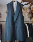 画像1: 【IRENISA(イレニサ)】SLEEVELESS JACKET/ CHARCOAL