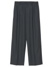 画像1: 【IRENISA(イレニサ)】TWO TUCKS WIDE TROUSERS/ CHARCOAL