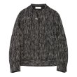 画像1: 【IRENISA(イレニサ)】PULL OVER SHIRT WITH LEATHER TAB/ BLACK MIX