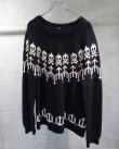 画像1: 【LES SIX(レシス)】Artist Crossed Sweater/ Black