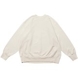 画像: 【blurhms(ブラームス)】Light Sweat Crew-neck P/O/ Ivory