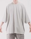 画像1: 【CASEY CASEY(ケイシーケイシー)】BIG RAG T-SHIRT/ Grey