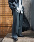 画像7: 【IRENISA(イレニサ)】TWO TUCKS WIDE TROUSERS/ CHARCOAL