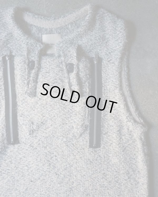 画像3: 【Kota Gushiken(コウタグシケン)】Tweedish Flight Vest/ Black