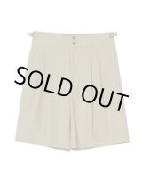 画像: 【IRENISA(イレニサ)】TWO TUCKS WIDE SHORTS/ KHAKI