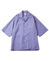 画像: 【blurhms(ブラームス)】Chambray Open-collar Shirt/ Saxe