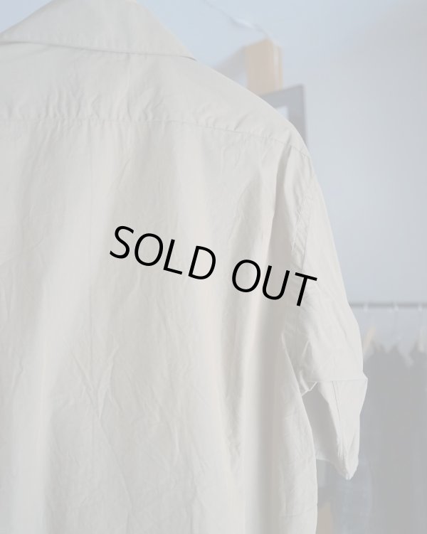 画像3: 【blurhms(ブラームス)】Chambray Open-collar Shirt/ OliveBeige
