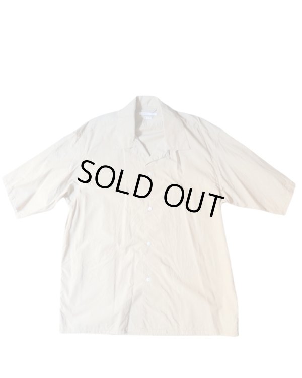 画像1: 【blurhms(ブラームス)】Chambray Open-collar Shirt/ OliveBeige