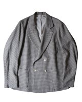 画像: 【m's braque(エムズブラック)】 COMFORT LOOSEN JACKET/ HOUND TOOTH