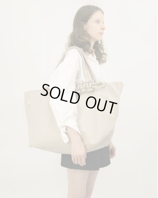 画像2: 【SAGAN Vienna(サガンヴィエンナ)】PAZAR TOTE BAG XL NYLON/ Greige