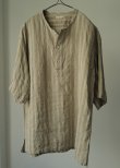 画像1: 【HEUGN(ユーゲン)】“Jake” Henry SHIRTS/ Beige