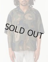 画像: 【m's braque(エムズブラック)】ALOHA SHIRT/ GREY BUDDHA HAND