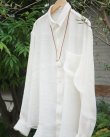 画像2: 【seya.(セヤ)】ETERNAL SHIRT/ LINEN MESH/ SALT