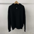 画像1: 【LES SIX(レシス)】Double Collar Sweater/ Black