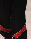 画像3: 【LES SIX(レシス)】Tailored Joggers/ black×red