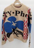 画像1: 【KHOKI(コッキ)】Intarsia-knit jumper/ Beige