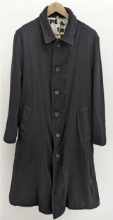 画像: 【KHOKI(コッキ)】Washed wool coat/ Black