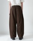 画像3: 【sage NATION(セイジネーション)】BOX PLEAT TROUSER/ BROWN