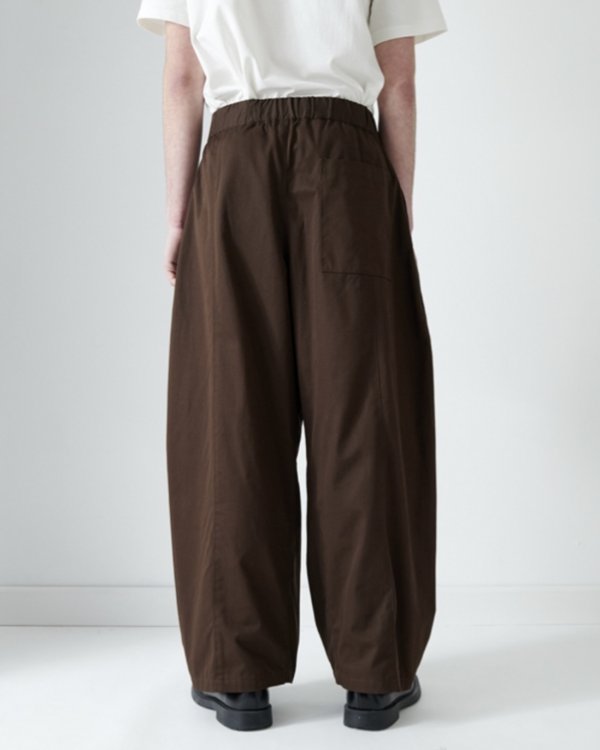 画像3: 【sage NATION(セイジネーション)】BOX PLEAT TROUSER/ BROWN